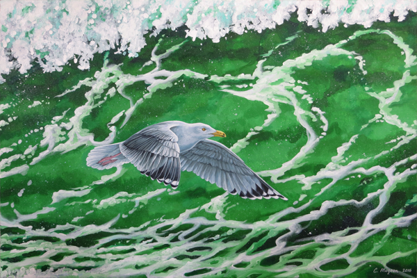 Big Seagull 2 painting